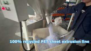 การอัดขึ้นรูปแผ่น PET วัสดุรีไซเคิล 100%