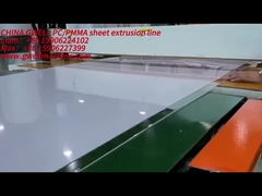 ความโปร่งใสและความเรียบร้อยของแผ่น PC / PMMA มากจากสายการบด GWELL