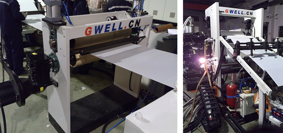 ซื้อ 800 - 1500 มม ความกว้าง PETG ใบ extrusion เส้นประตูแผ่นทําเครื่อง online manufacture