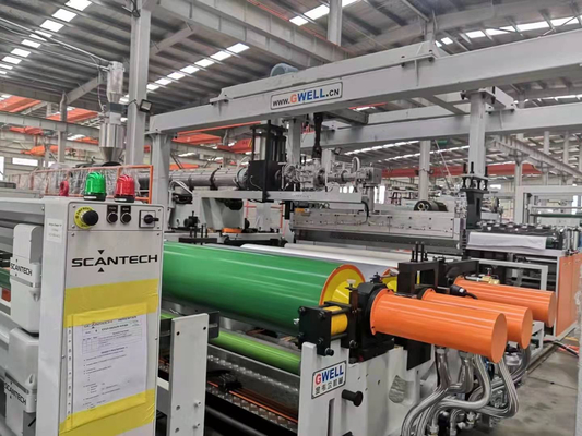 ซื้อ เครื่องผลิตฟิล์มท่อ Tpu Extrusion 3 ชั้น เครื่องผลิตฟิล์มท่อ single screw extruder online manufacture