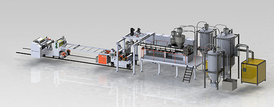 ซื้อ สายการผลิตแผ่น PET ถ้วยน้ำทิ้งสำหรับการใช้งานเทอร์โมฟอร์ม online manufacture