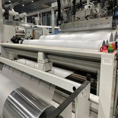 ซื้อ GWELL EVA Solar Film Extrusion Line with 2200mm Width 0.3-1mm Thickness and 15m/min ความเร็วเชิงเส้นสําหรับการปิดโมดูล PV online manufacture