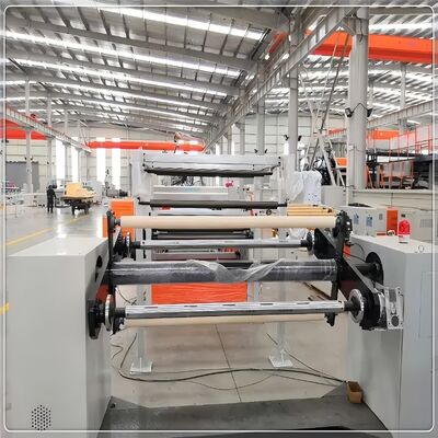 ซื้อ สายการสกัดแผ่นตกแต่ง PETG ความจุ 400kg/H ขนาด 1220*2440*1mm และโครงสร้างสามชั้น G-A-G online manufacture
