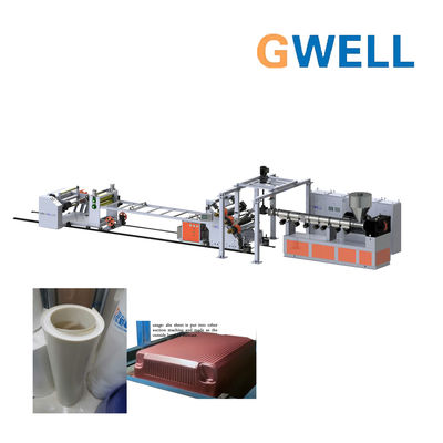 ซื้อ GPPS เครื่องผลิตแผ่นทึบแสง GPPS Plastic Sheet Extrusion Line Twin Screw Extruder online manufacture