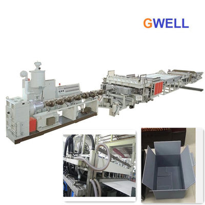 ซื้อ สายการอัดรีด PE Hollow Board เครื่องผลิต PE Lattice Board Twin Screw Extruder online manufacture