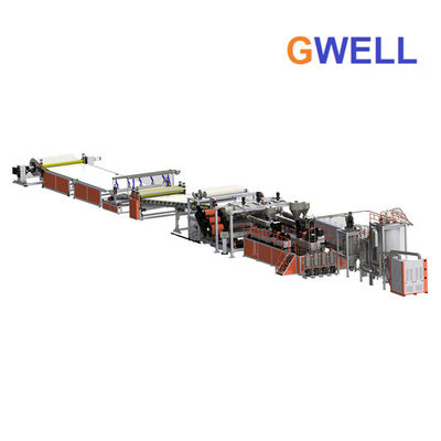 ซื้อ เครื่องอัดรีดแผ่นหนา PET GPPS เครื่องอัดรีดแผ่นพลาสติก 750kg H online manufacture