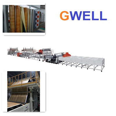 ซื้อ เครื่องผลิตพื้นพลาสติก PVC สายการอัดรีดหนัง PVC เครื่องอัดรีดสกรูคู่ online manufacture