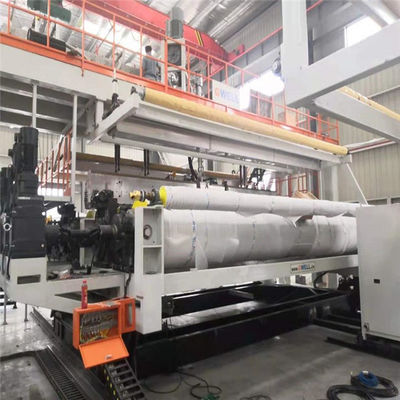 ซื้อ 350 มม พลาสติก Pvc โปรไฟล์สาย extrusion สําหรับการก่อสร้าง joints 400-550KG / H online manufacture