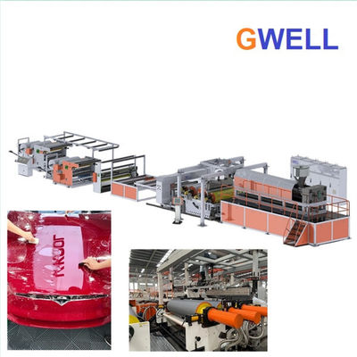 ซื้อ สายการอัดขึ้นรูปพลาสติก Monolayer สายการผลิตฟิล์ม Tpu online manufacture