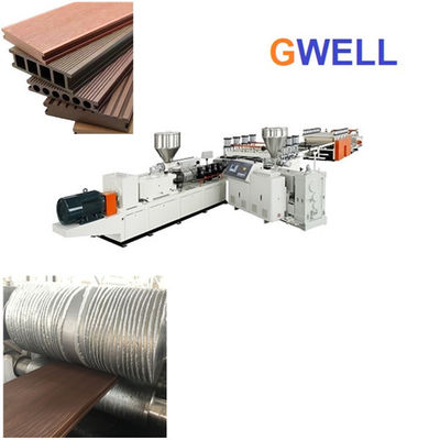 ซื้อ WPC เครื่องผลิตพื้นพลาสติกไม้ Wpc Floor Extrusion Line online manufacture