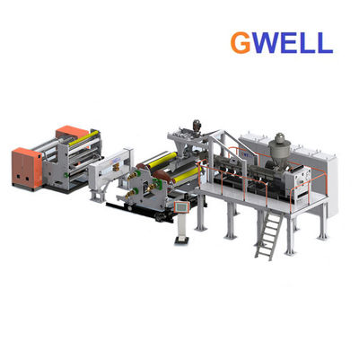 ซื้อ PVDF Solar Plate Back polyvinylidene fluoride Cast Film Extruder 140กก. ชม online manufacture