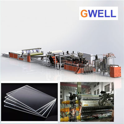 ซื้อ สายการผลิตแผ่นพีซีที่กําหนดเอง 200kg/H 300kg/H 450kg/H online manufacture
