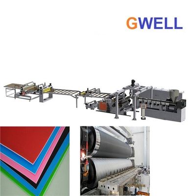 ซื้อ HDPE Thick Board Extrusion Line เครื่องผลิตแผ่น HDPE online manufacture