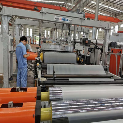 สายขัดแผ่นผนังประตู ASA เครื่องขัดโปรไฟล์ PVC 350kg/H