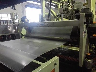 การเคลือบผนัง TPU สายผลักผนังผ้าประกอบ สกรูเดียว 500kg/H