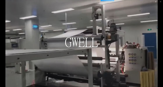 EVA / POE Solar Film Extrusion Line ด้วยความเร็วเส้นตรงสูงสุด 16m/min และการออกแบบสกรูคู่