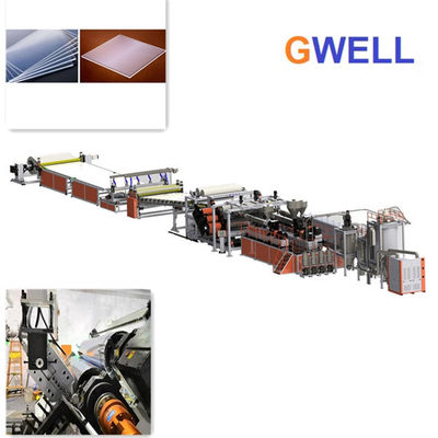 PMMA Sheet Extrusion Line เครื่องผลิตแผ่นอะคริลิก เครื่องอัดรีดสกรูเดี่ยว